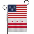 Guarderia 13 x 18.5 in. USA District of Columbia American State Vertical Garden Flag with Double-Sided GU3912272